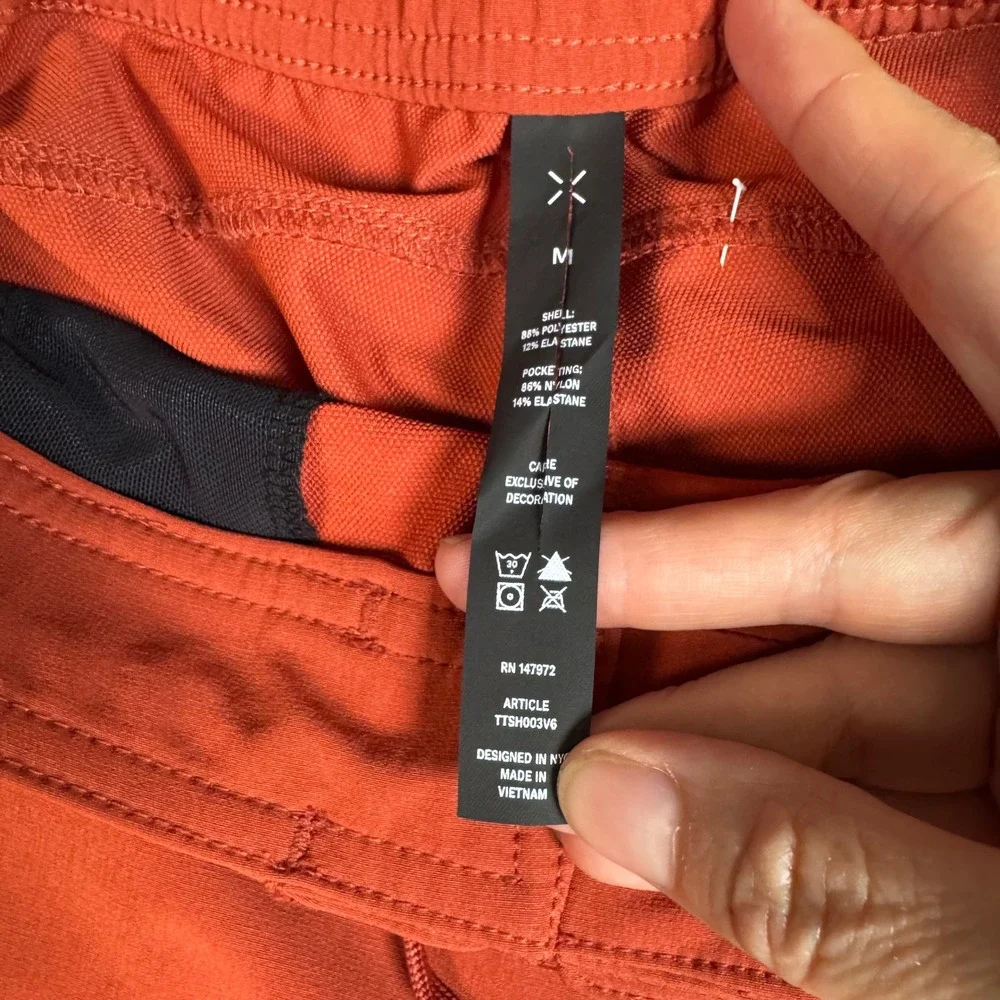 NWOT Ten Thousand Mens The Foundation Unlined Short 9